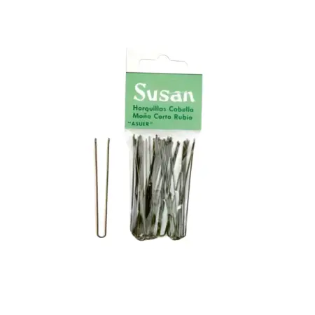 Asuer Horquilla Cabello Moño Corto Rubio Susan 18uds